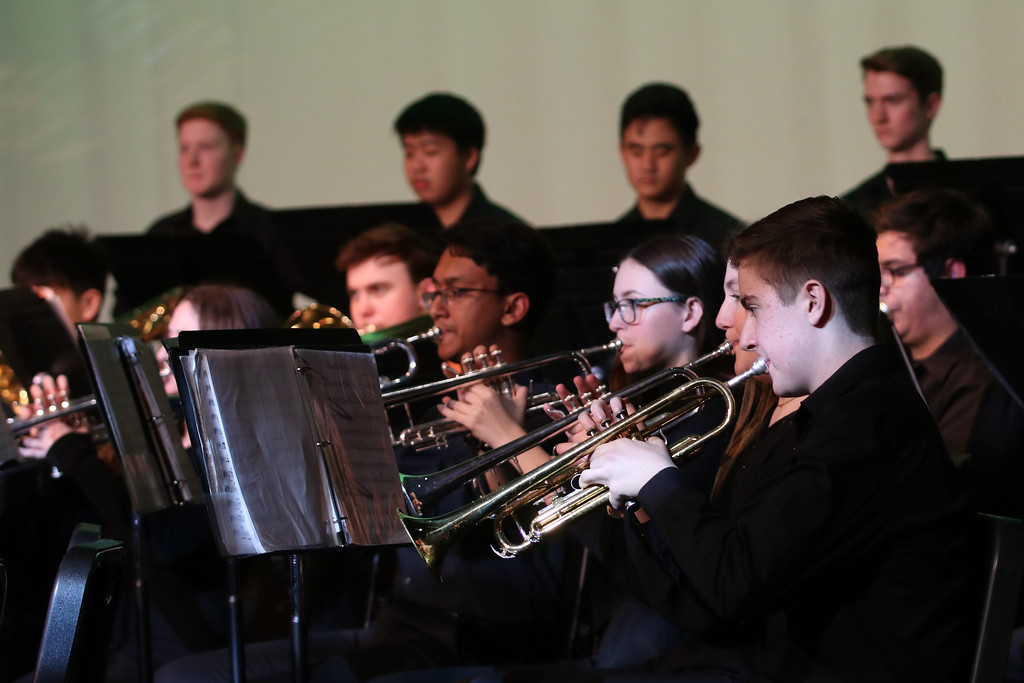 Clark HS Wind Ensemble, trumpets 